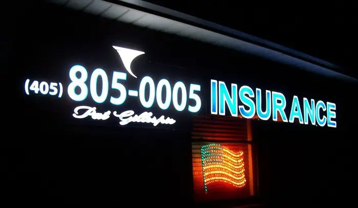 Okie Quote Insurance Building Sign